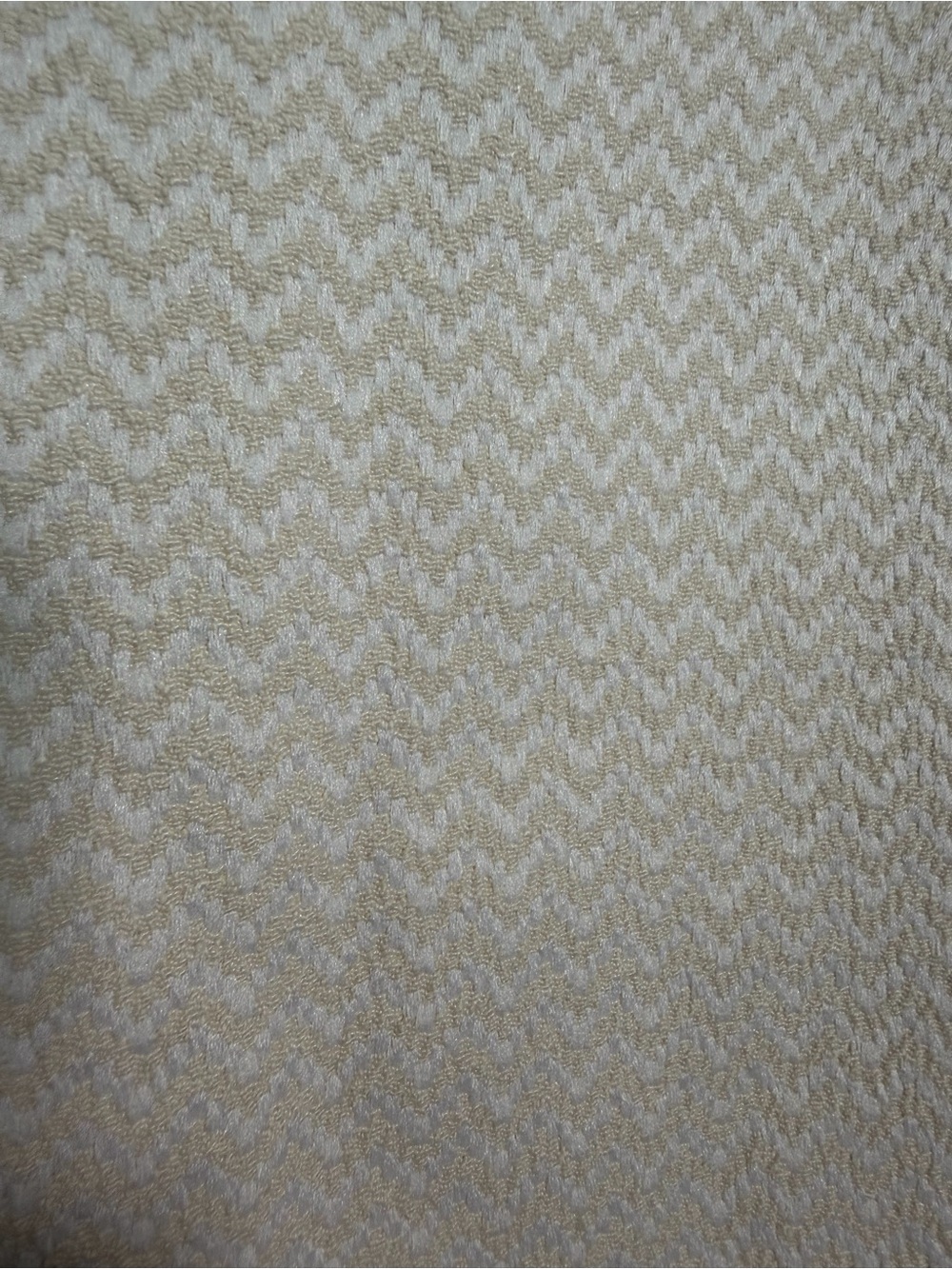 MM.LaFleur Cream Textured Chevron A-Line Skirt Size 12 Office Business Casual - Picture 2 of 12